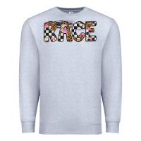 Heather Grey race Premium Sweatshirt - Artiststas