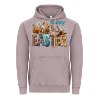 Vintage Zinc Happy Easter with Cowboy Easter Day Vintage Hoodie - HowdyJamesFarm