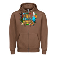 Chestnut name spooky summer vibes Zipper Hoodie - CowhideDigitalArt