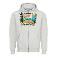 Dove Grey name spooky summer vibes Zipper Hoodie - CowhideDigitalArt