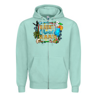Seafoam name spooky summer vibes Zipper Hoodie - CowhideDigitalArt