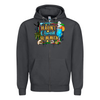 Smoke name spooky summer vibes Zipper Hoodie - CowhideDigitalArt