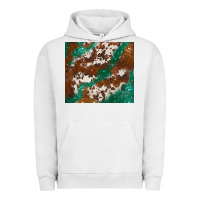 Pigment Lunar Rock brown cowhide glitter Urban Hoodie - BarkalooDesign