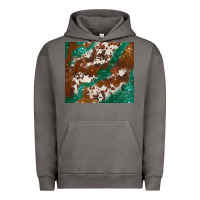 Pigment Tornado brown cowhide glitter Urban Hoodie - BarkalooDesign