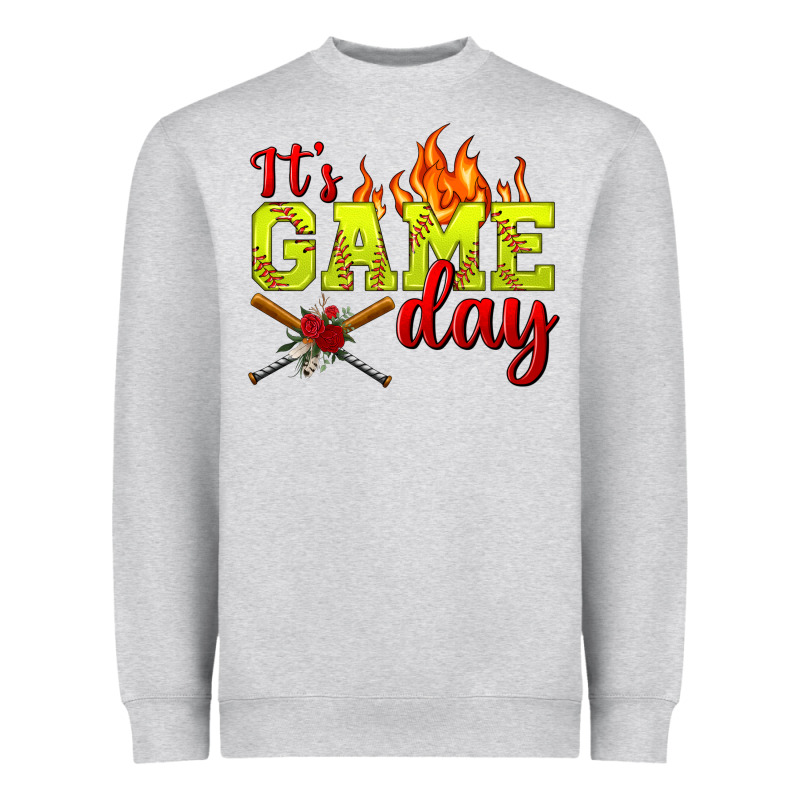 It's Game Day Softball Heavyweight Sweatshirt by BundleAndBundleShop | Teevron