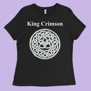 King Crimson Vintage Discipline Album Promo Ladies Tee Designed By Lanvoart