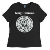 Black king crimson vintage discipline album promo Ladies Tee - lanVoArt