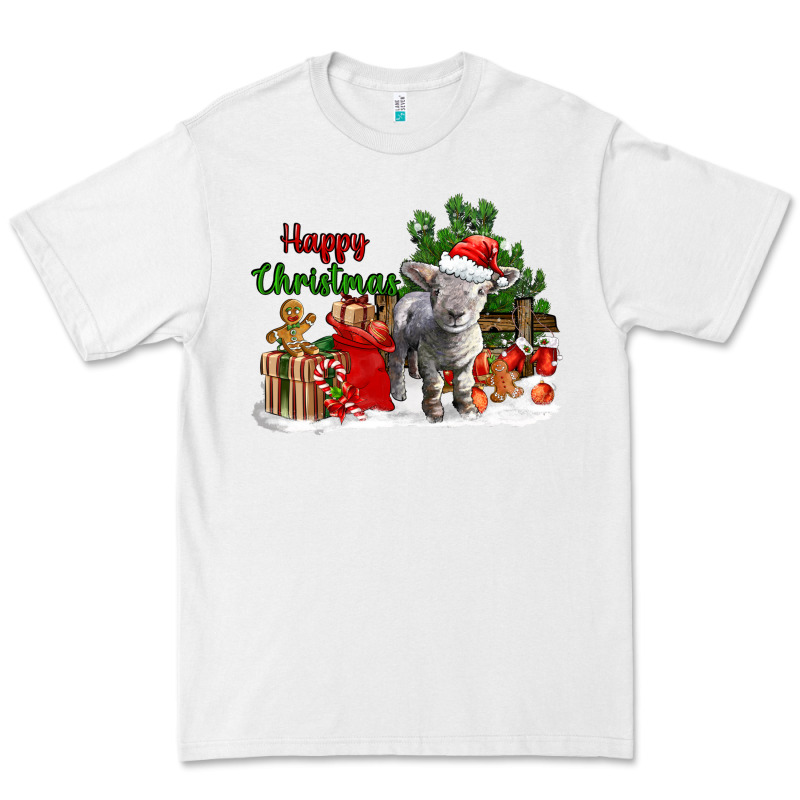 Happy Christmas Southdown Baby Sheep Premium Tee by LillyAllenDesigns | Teevron