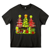 Asphalt Christmas With Tennis Trees Heavy Core Tee - BundleAndBundleShop