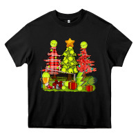 Black Christmas With Tennis Trees Heavy Core Tee - BundleAndBundleShop