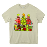 Mossy Christmas With Tennis Trees Heavy Core Tee - BundleAndBundleShop