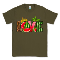 Army Green love watermelon Classic Tee - RanaPortraitStore