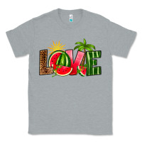 Heather Grey love watermelon Classic Tee - RanaPortraitStore