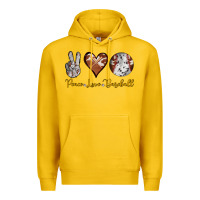 Lemon peace love baseball Premium Hoodie - RanaPortraitStore