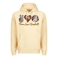 Pina Colada peace love baseball Premium Hoodie - RanaPortraitStore