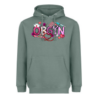 Sage Valentine OBGYN Heavyweight Hoodie - CowhideDigitalArt