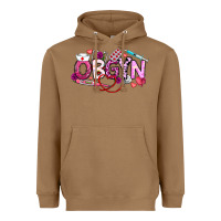 Toasted Coconut Valentine OBGYN Heavyweight Hoodie - CowhideDigitalArt