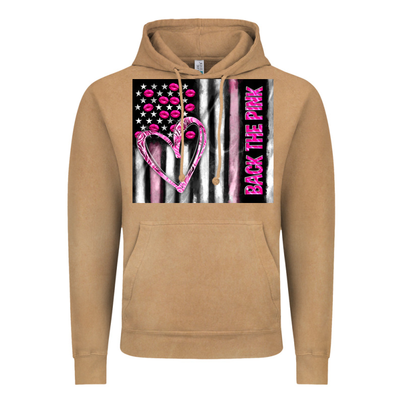 Back The Pink Vintage Hoodie by TumblerDesignByShophia | Teevron