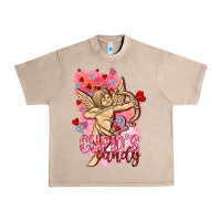 French Oak Cupids candy with candies Valentine's Day Urban Heavy Tee - HowdyJamesFarm