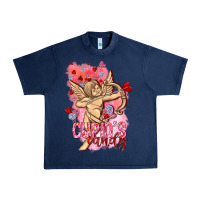 Navy Cupids candy with candies Valentine's Day Urban Heavy Tee - HowdyJamesFarm