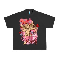 Pigment Black Cupids candy with candies Valentine's Day Urban Heavy Tee - HowdyJamesFarm