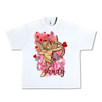 White Cupids candy with candies Valentine's Day Urban Heavy Tee - HowdyJamesFarm