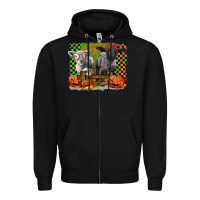 Black Baby Sheeps Zipper Hoodie - LillyAllenDesigns