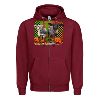 Burgundy Baby Sheeps Zipper Hoodie - LillyAllenDesigns