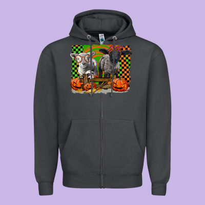 Baby Sheeps Zipper Hoodie Designed By Lillyallendesigns