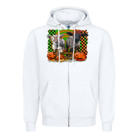 White Baby Sheeps Zipper Hoodie - LillyAllenDesigns