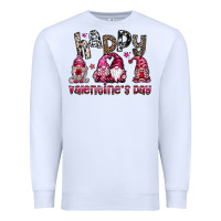 White happyvalentinesday Premium Sweatshirt - SublimationCraftShop
