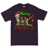 Plum maine coon cat merry christmas Premium Tee - LillyAllenDesigns