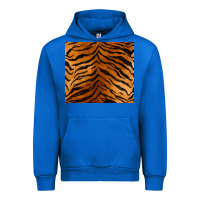 Cobalt handdrawn tiger pattern Urban Hoodie - BarkalooDesign