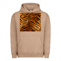 Pigment Burro handdrawn tiger pattern Urban Hoodie - BarkalooDesign