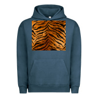 Pigment Midnight Navy handdrawn tiger pattern Urban Hoodie - BarkalooDesign