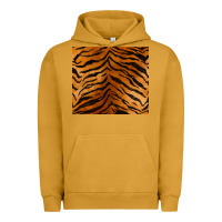 Pigment Peanut Butter handdrawn tiger pattern Urban Hoodie - BarkalooDesign