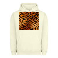 Pigment Pistachio handdrawn tiger pattern Urban Hoodie - BarkalooDesign