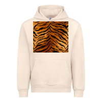 Sandshell handdrawn tiger pattern Urban Hoodie - BarkalooDesign