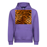 Tulip handdrawn tiger pattern Urban Hoodie - BarkalooDesign