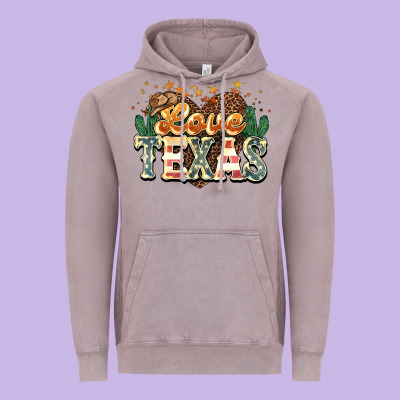 Love Texas 4th Of July Vintage Hoodie Designed By Howdyjamesfarm