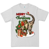 Dove Grey merry christmas brachiosaurus Premium Tee - LillyAllenDesigns
