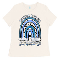 Bone we wear blue for autism awareness accept understan Ladies Tee - Artiststas