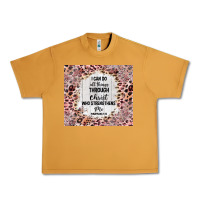 Peanut Butter i can do all things with leopard and glitter Urban Heavy Tee - TumblerDesignByShophia
