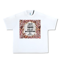 White i can do all things with leopard and glitter Urban Heavy Tee - TumblerDesignByShophia