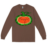 Chestnut watermelon pumpkin Long Sleeve Tee - Jasminsmagicworld