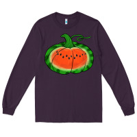 Plum watermelon pumpkin Long Sleeve Tee - Jasminsmagicworld
