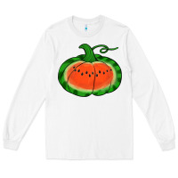White watermelon pumpkin Long Sleeve Tee - Jasminsmagicworld