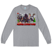 Heather Grey merry christmas gnomies Long Sleeve Tee - CowGirlArtShop
