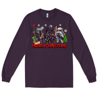 Plum merry christmas gnomies Long Sleeve Tee - CowGirlArtShop