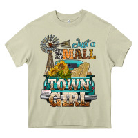 Just A Small Town Girl Windmill Heavy Core Tee | Teevron
